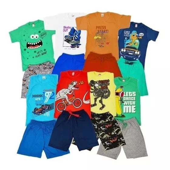 Conjunto Curto Bebê Regata M MODELOS SORTIDOS — vista alternativa