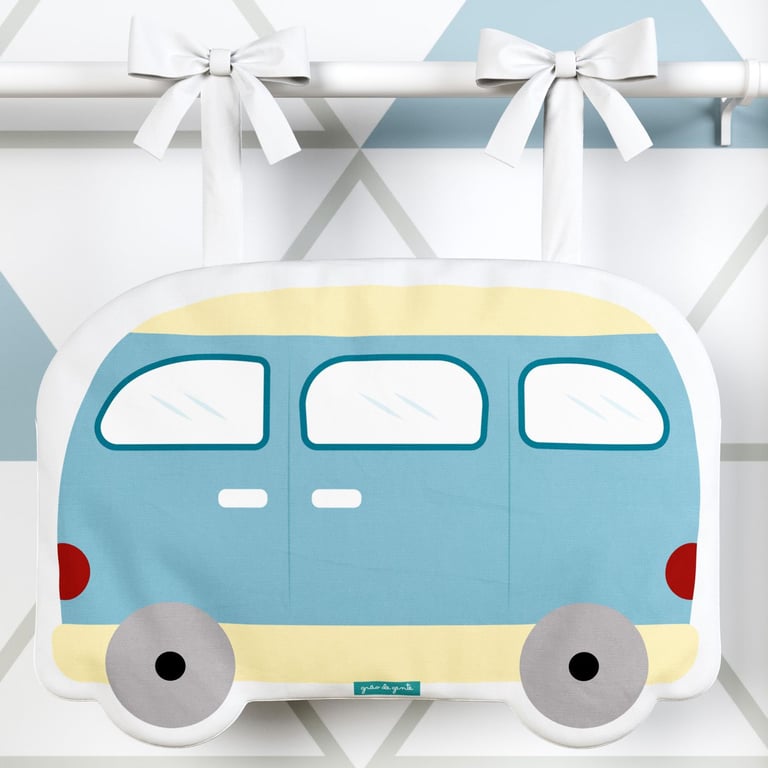 Porta Fraldas Ônibus Azul