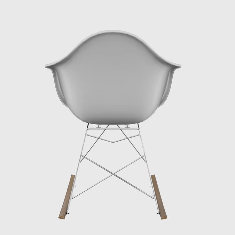 Cadeira de Balanço Eames Arm Branco