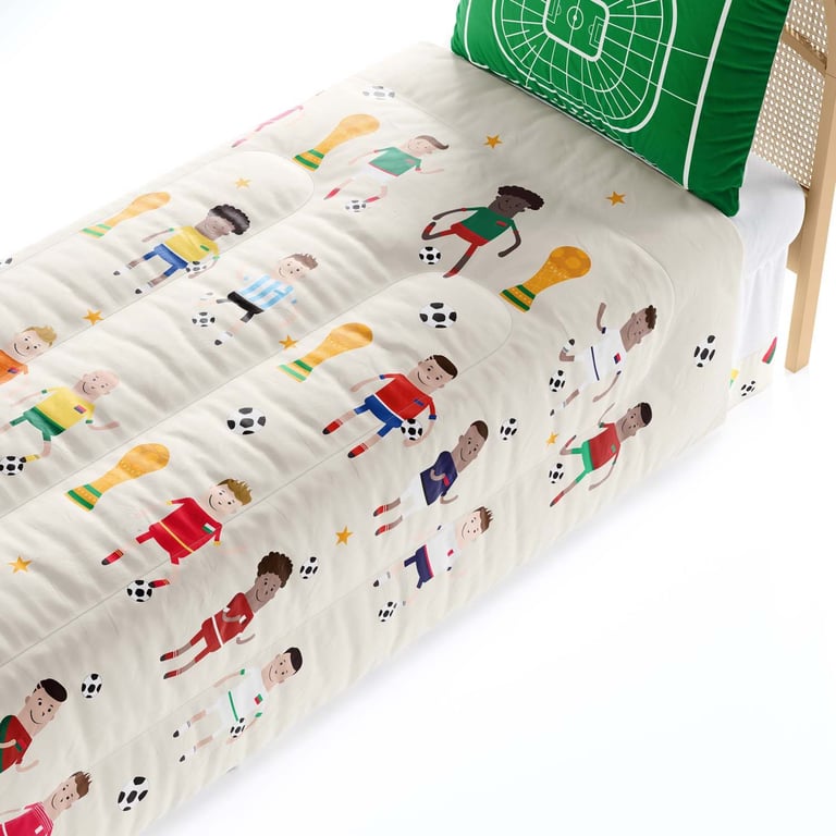 Edredom Infantil Solteiro Seleções do Mundo — vista alternativa