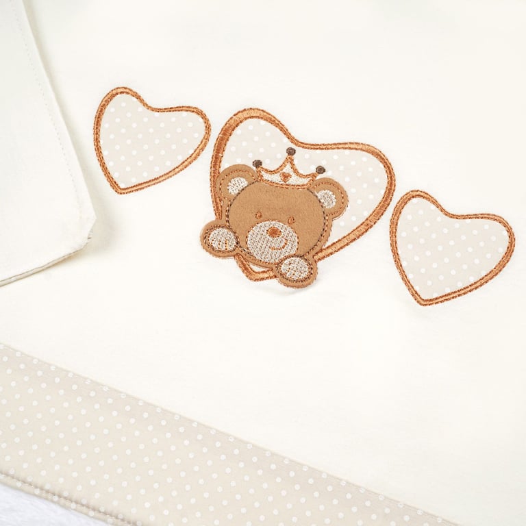 Manta Ursinha Princesa Poá Amarelo Camomila 80cm — vista alternativa