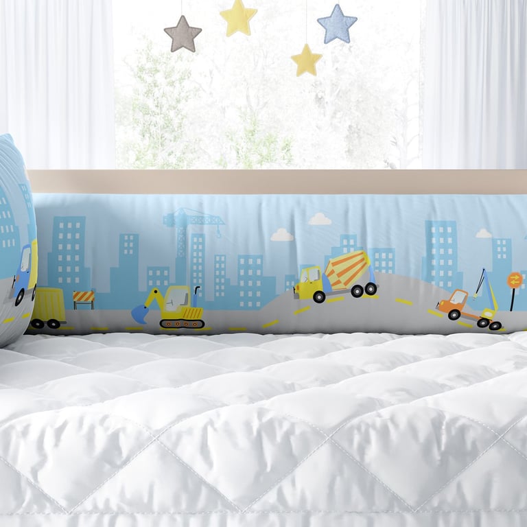 Kit Berço Trança Caminhão Azul — vista alternativa