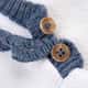 Casaquinho Tricot Listra Azul Jeans - imagem 3