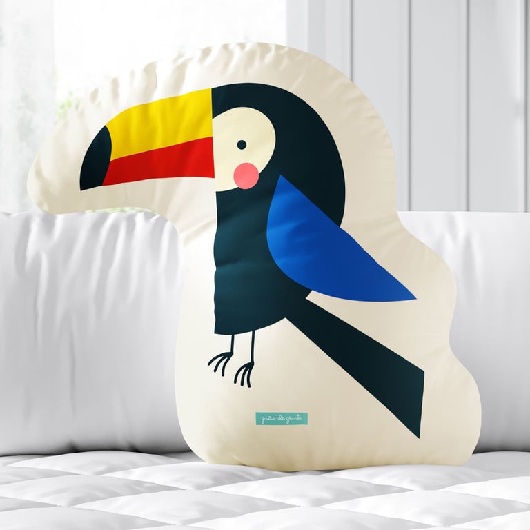 Almofada Tucano Colorido 33cm