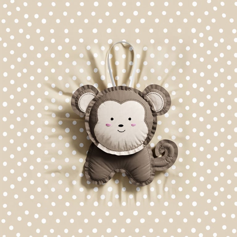 Lembrancinha Maternidade Macaquinho Mon Petit