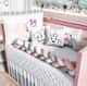 Kit Berço Trança 101 Dálmatas Rosa - imagem 4