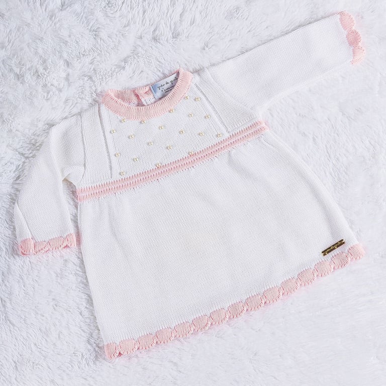 Vestido Tricot com Pérolas Verde — vista alternativa