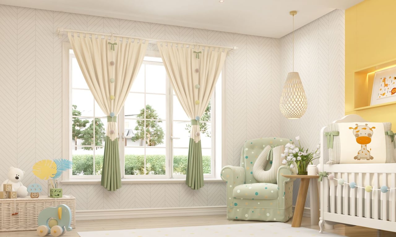 Cortina Brincadeira na Selva 1,50m