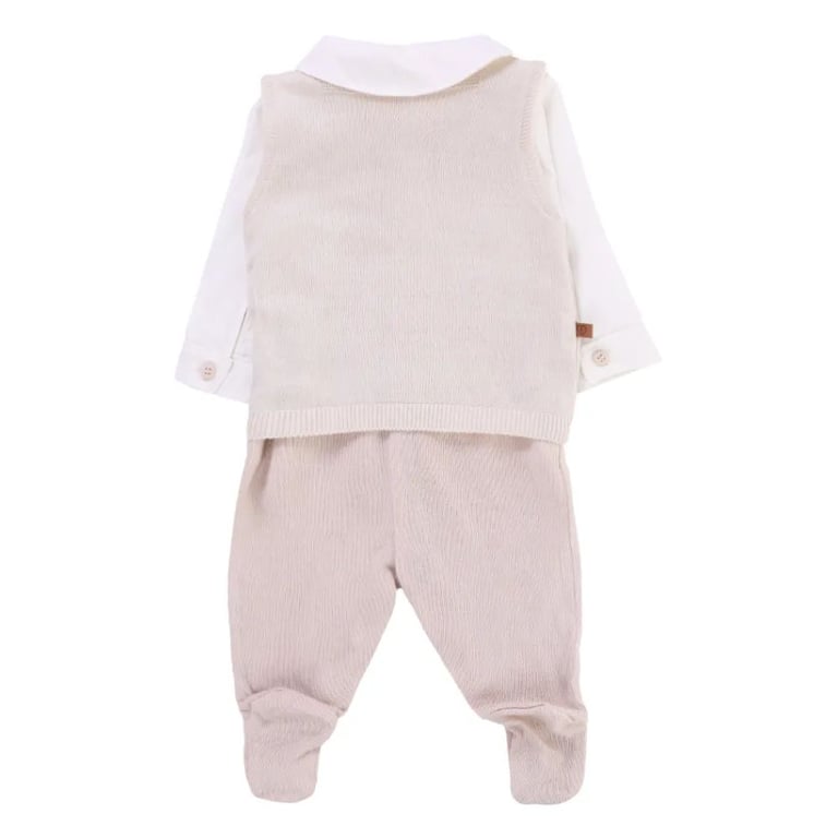 Saída Maternidade Fofinho com Detalhe Bordado Leme Vermelho — vista alternativa