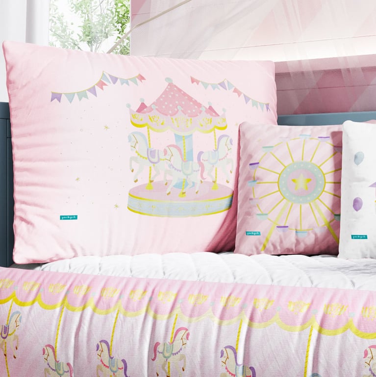 Kit Berço Carrossel dos Sonhos