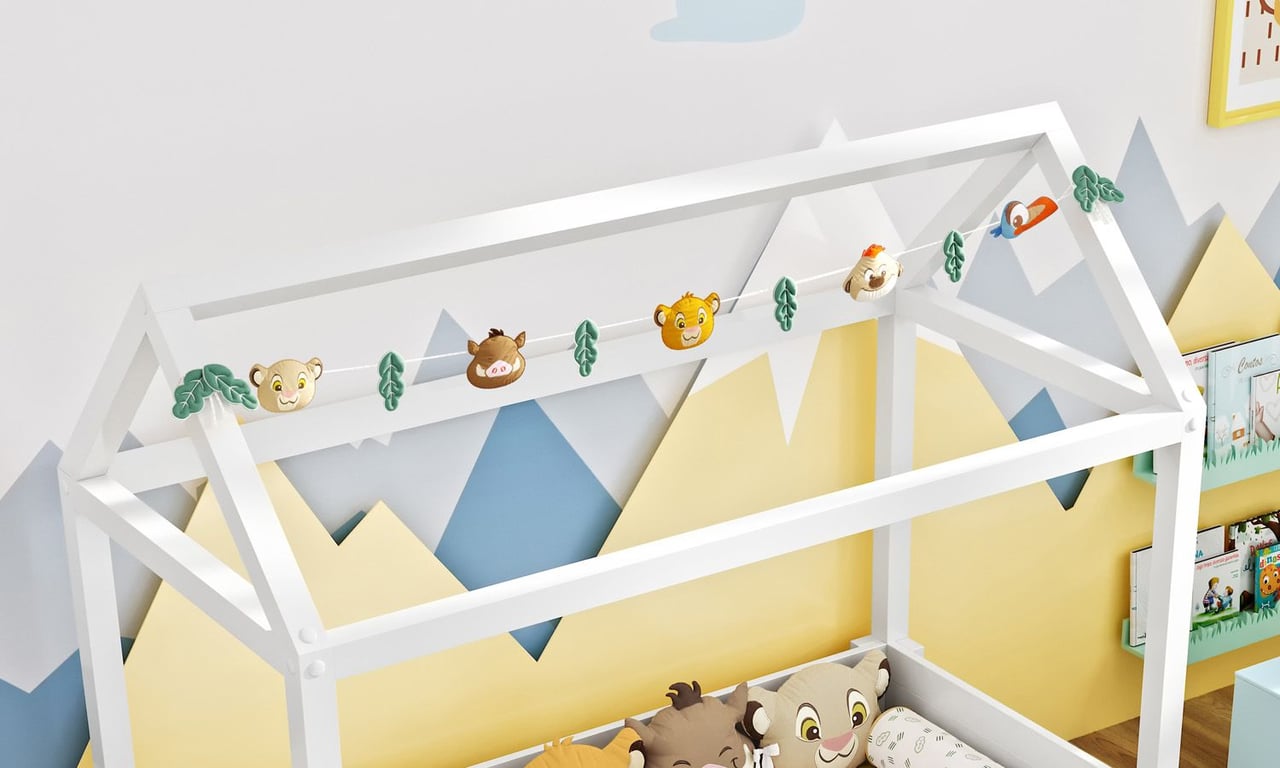 Varal de Cama Amiguinhos O Rei Leão 1,60m — vista alternativa