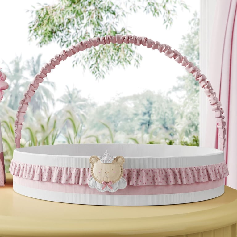 Cesta Amiguinha Ursa Princesa