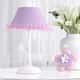 Abajur Simples Floral Monet Lilás - imagem 1