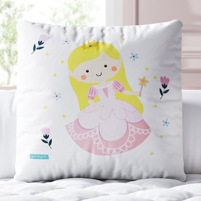 Almofada Quadrada Princesa Elisa 30cm