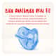 Chupeta Silicone Sensitive 6+ Meses Azul - imagem 3