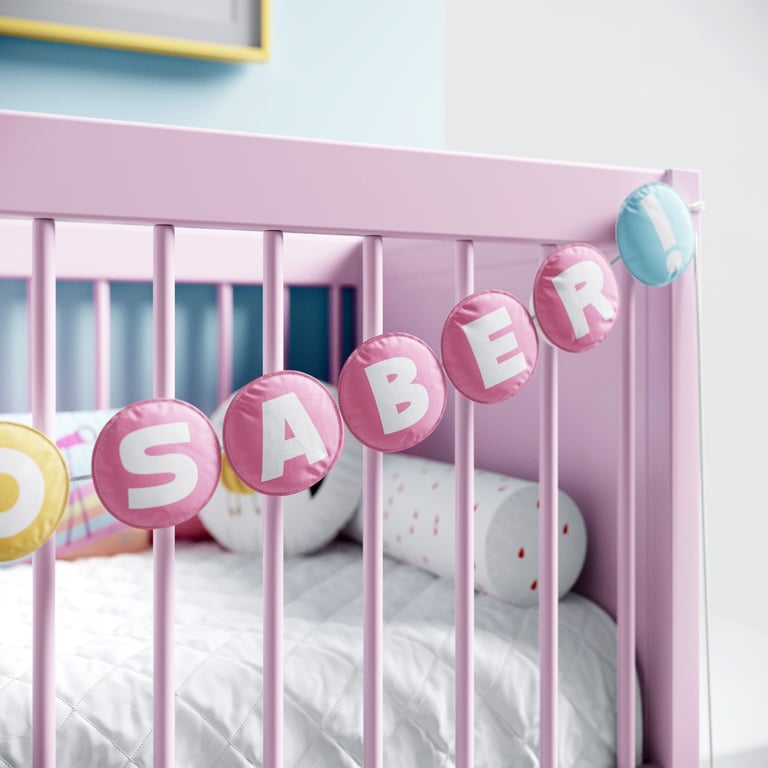 Varal Decorativo O Show da Luna Eu Quero Saber 1,60m — vista alternativa