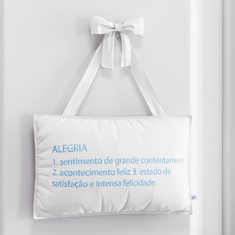 Porta Maternidade Alegria é Rosa