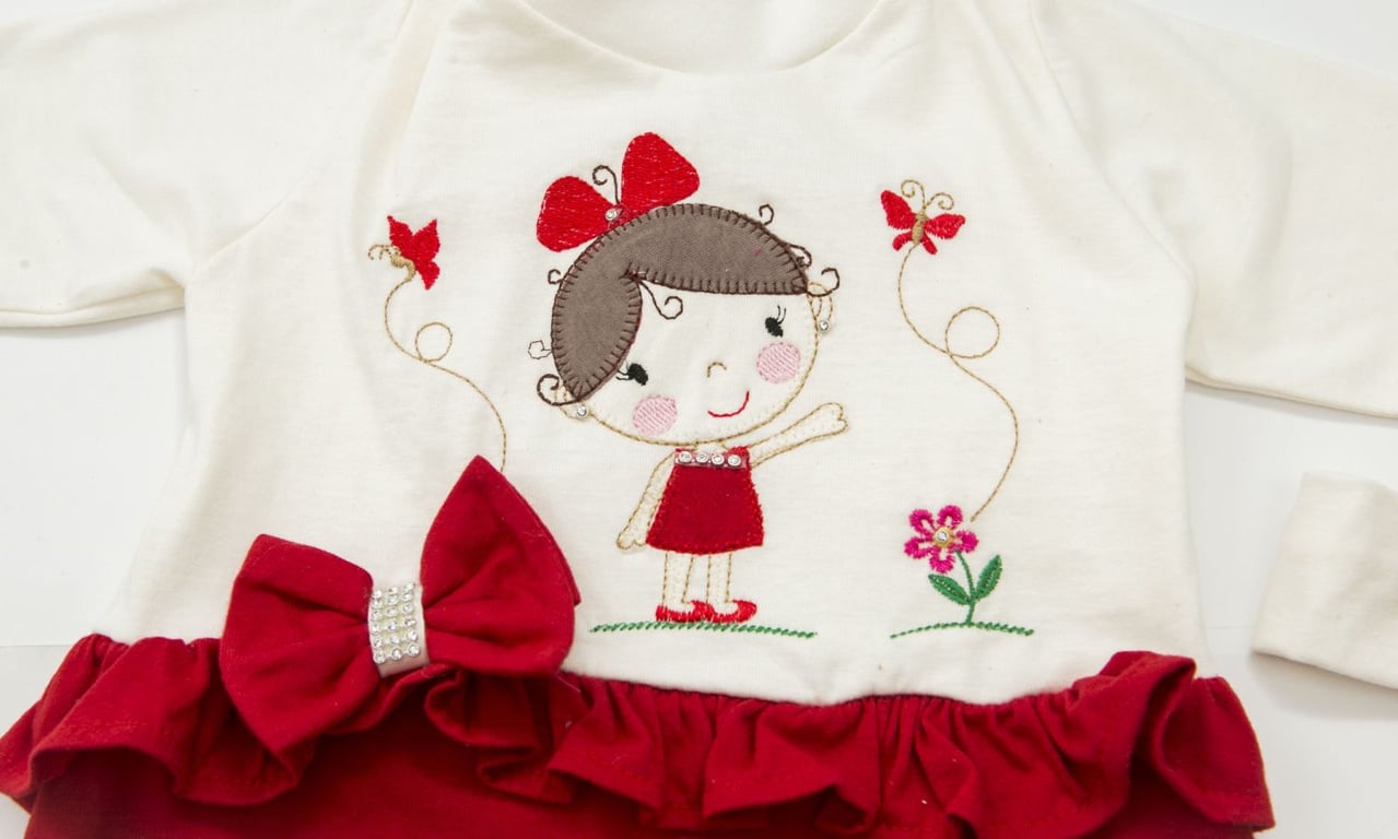 Saída Maternidade Menina no Jardim — vista alternativa