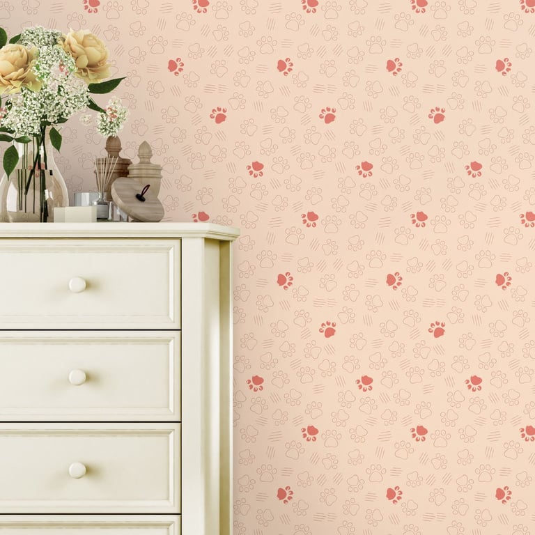 Papel de Parede Patinhas Laranja 3M