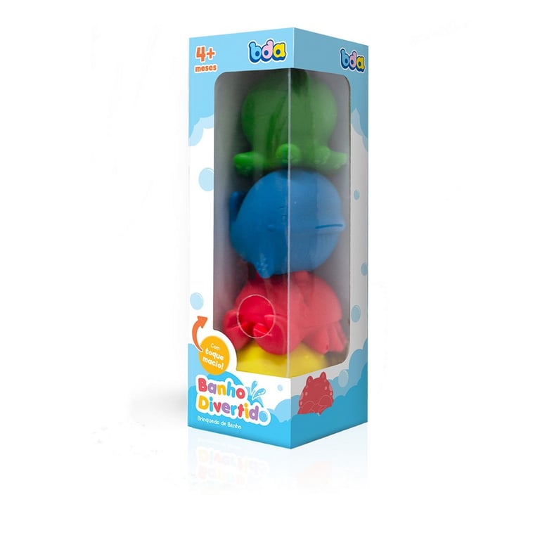 Banho Divertido Animais Marinhos