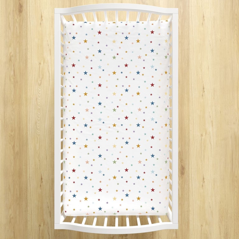 Lençol Berço com Elástico Estrela Colorido — vista alternativa