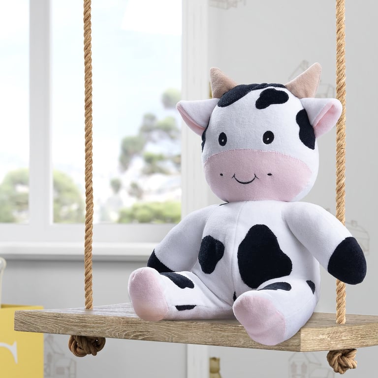 Bichinho de Pelúcia Amiguinha Vaquinha 33cm
