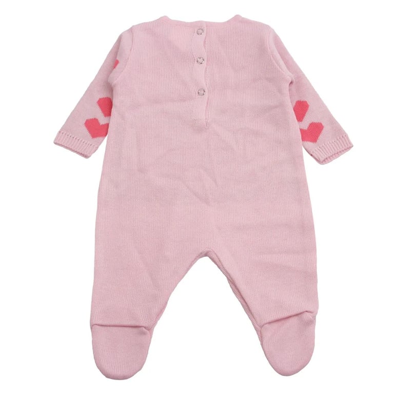 Saída Maternidade Din Don Corações e Pérolas Vermelho — vista alternativa