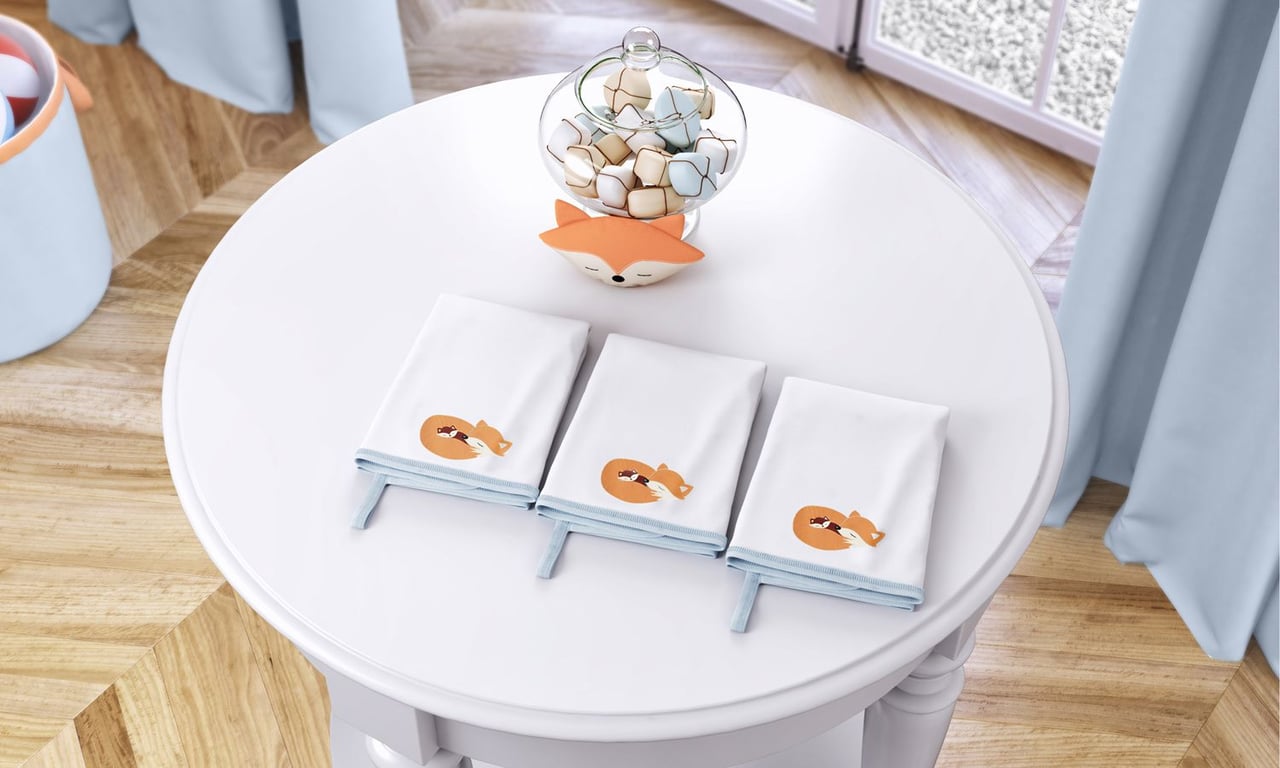 Jogo de Fraldas de Boca Malha Raposinha — vista alternativa