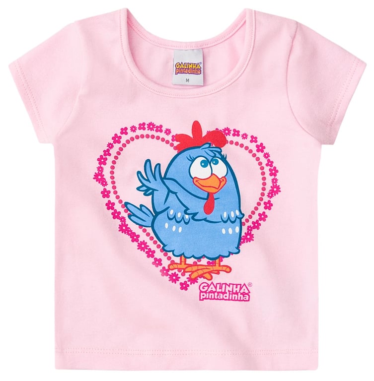 Conjunto Curto Bebê Galinha Pintadinha — vista alternativa