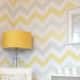 Papel de Parede Chevron Amarelo 10m - imagem 1