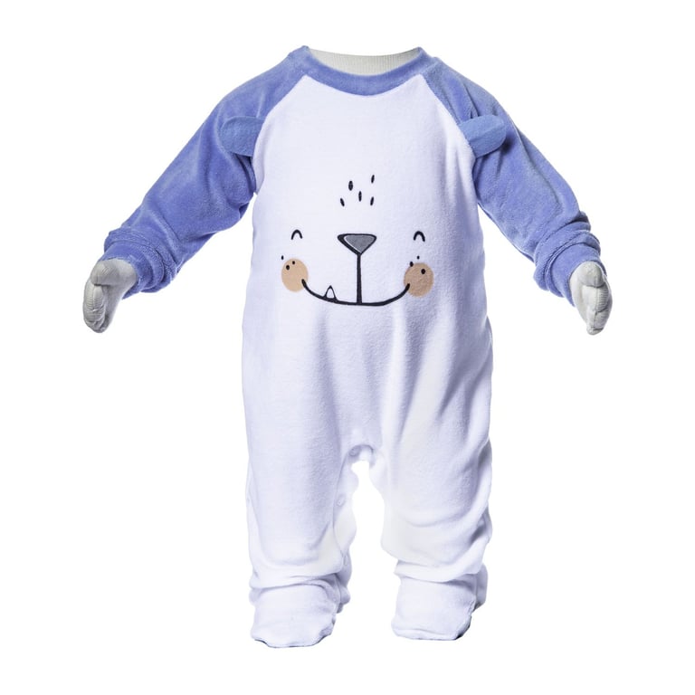 Macacão Longo Monstrinho 3 a 6 Meses