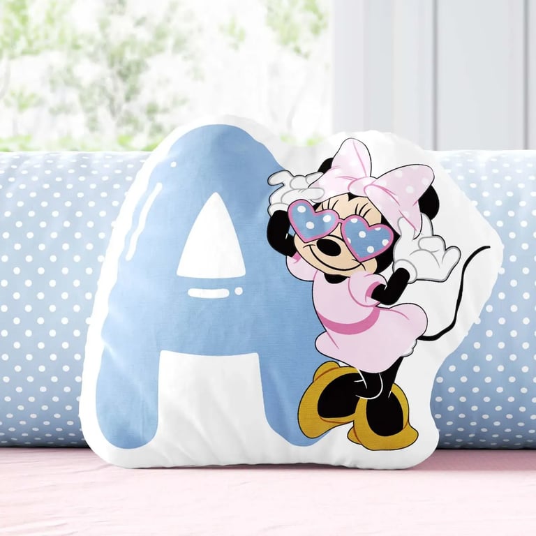 Almofadas Minnie Alfabeto A