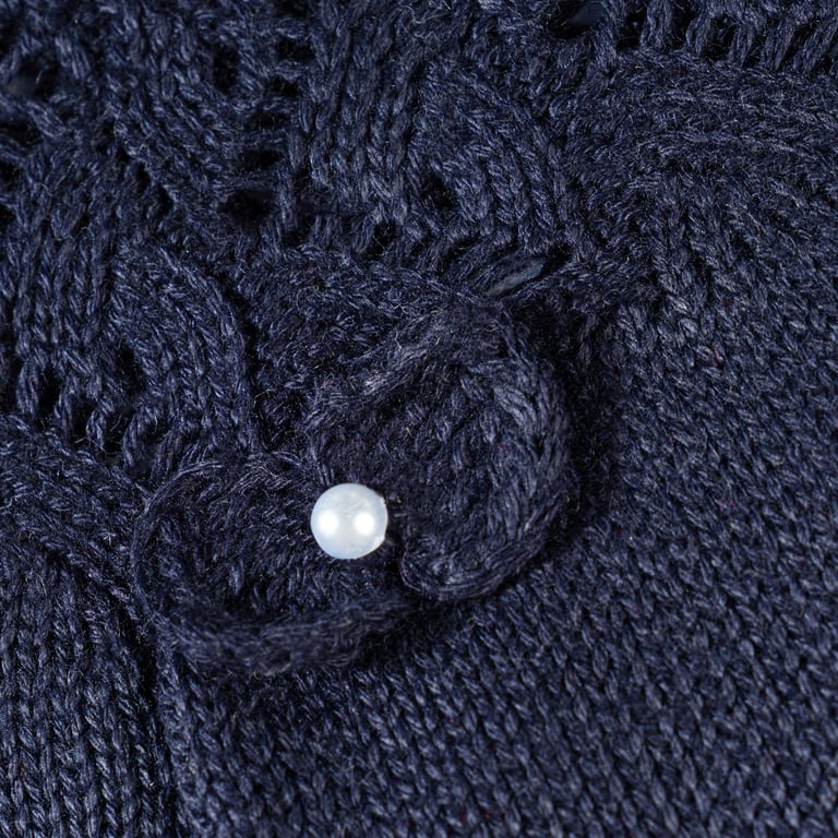 Saída Maternidade Tricot Vestido com Laços Amarelo Camomila 02 Peças — vista alternativa