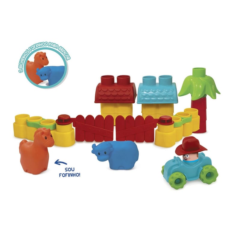 Blocos Fofos Fazendinha — vista alternativa