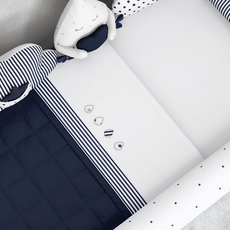 Jogo de Lençol Mini Cama Gotinhas