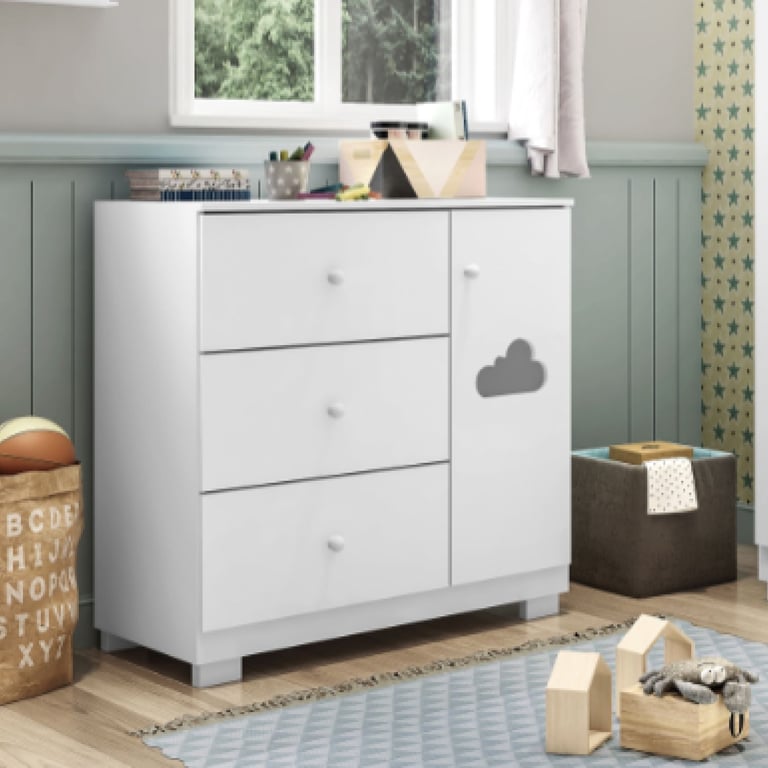 Cômoda Infantil Branco Ane
