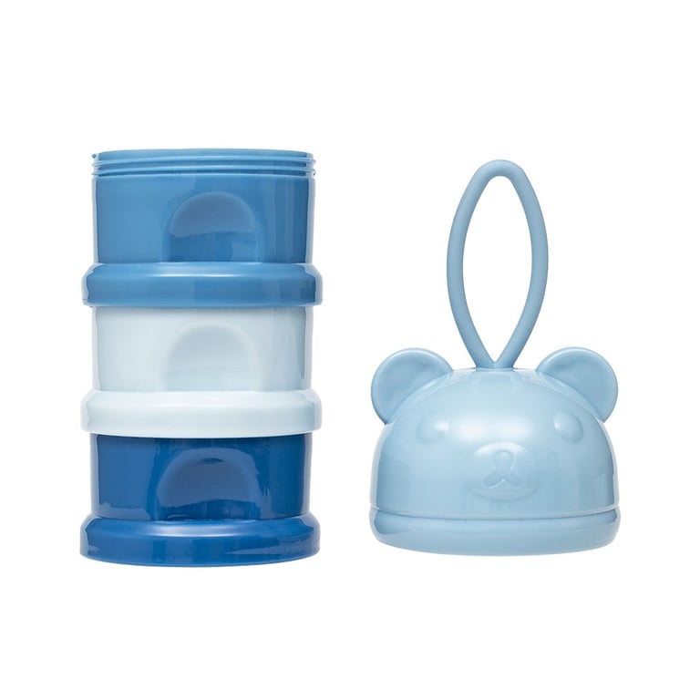Potes Empilháveis para Leite em Pó e Snacks Azul — vista alternativa