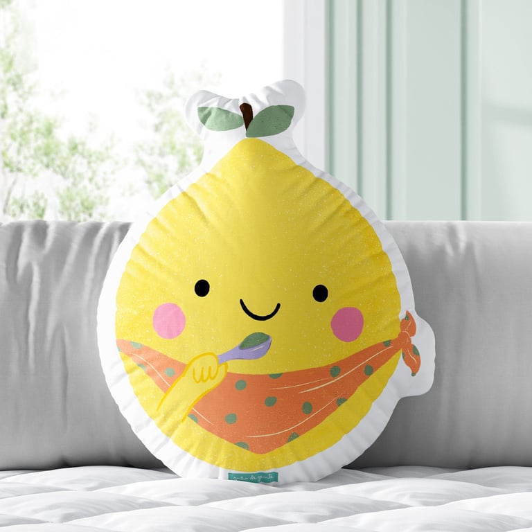 Almofada Limão Siciliano Carinho 33cm