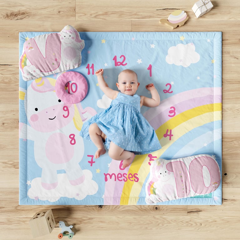 Tapete Mesversário Arco Íris — vista alternativa