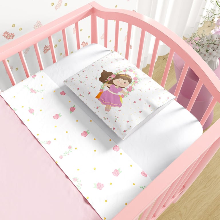 Jogo de Lençol Berço Princesinha Esther 3 peças — vista alternativa