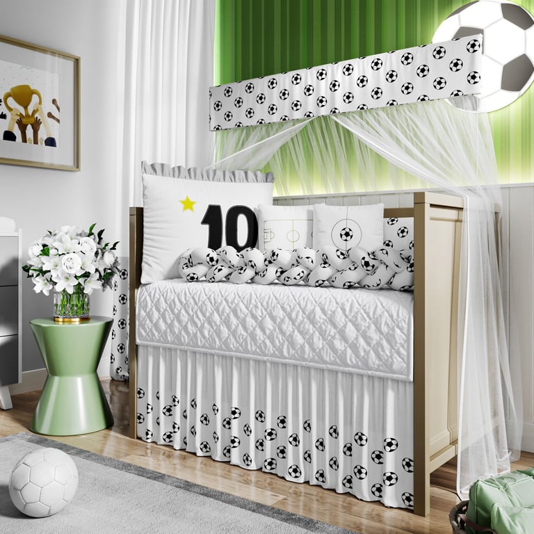 Kit Berço Trança Camisa 10 Futebol — vista alternativa