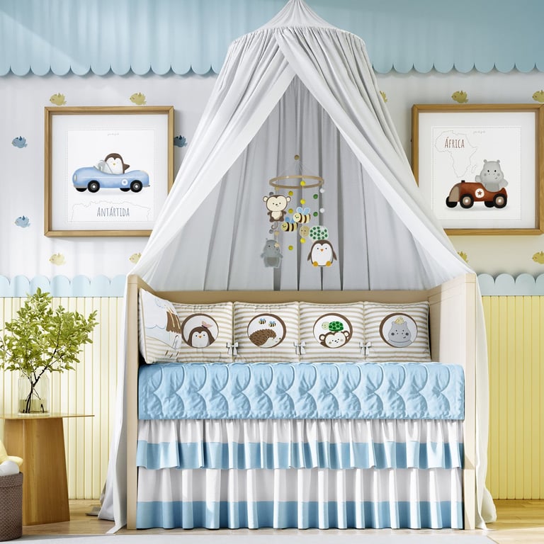 Kit Berço Arca dos Bichinhos — vista alternativa