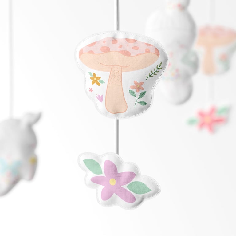 Móbile Fadinha das Flores — vista alternativa