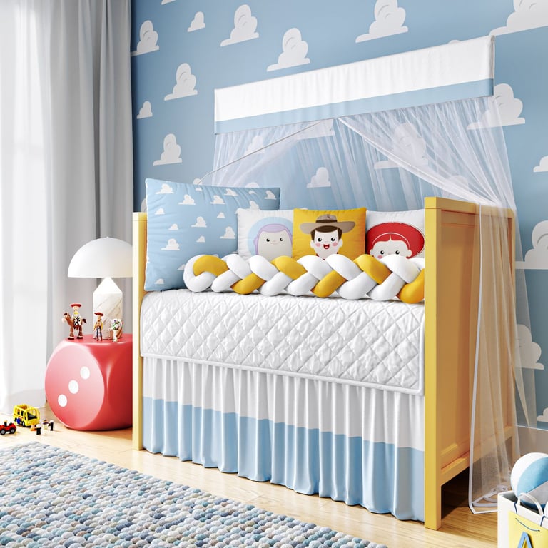 Kit Berço Trança Toy Story Nuvem — vista alternativa