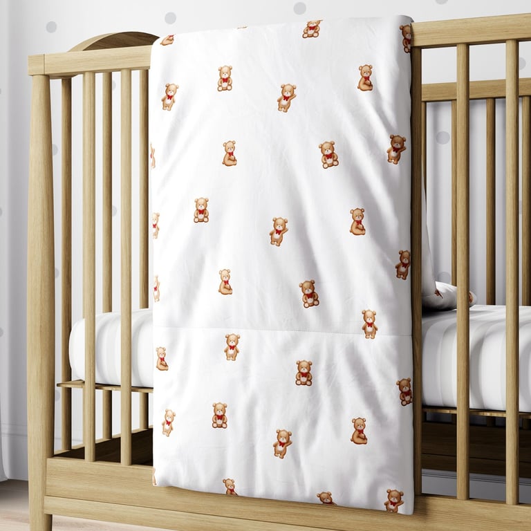 Edredom de Berço Ursinho Vintage