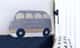 Almofada Ônibus Xadrez Azul 37cm - imagem 1