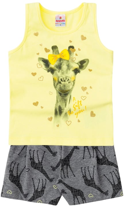 Conjunto Curto Regata Girafa