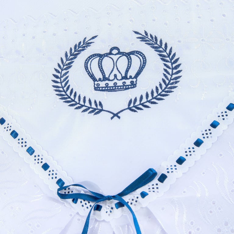 Manta Vira de Lese Azul Marinho 86cm — vista alternativa