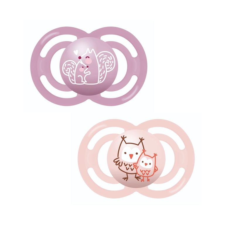 Chupeta Perfect (6M+) Dupla Rosa