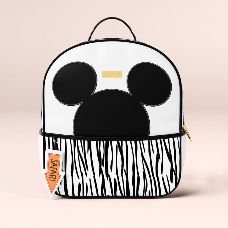 Mochila Infantil Animal Print Mickey Mouse Safári 36cm